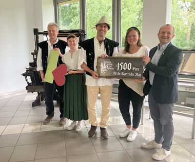 Gemeinsam geht’s! Von links: Edwin Antl, Ines Zachai, Daniel Fiebig, Corinna Große und Oliver Jaschek.